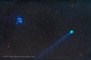 Comet-Lovejoy-Pleiades