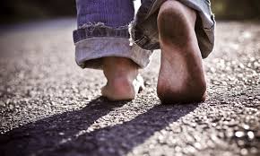 bare feet