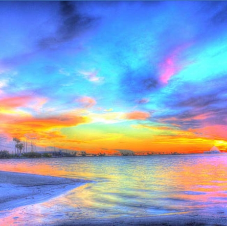 changing light